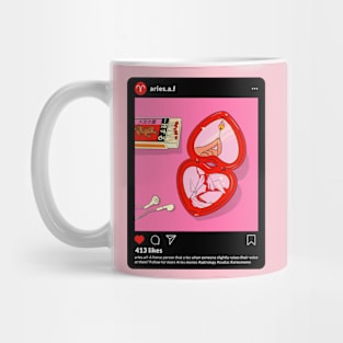 Aries Zodiac Sign Girl Mug